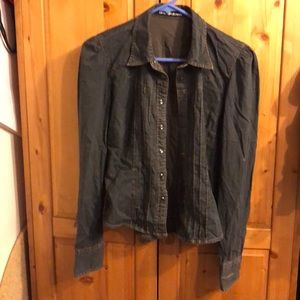 DKNY jeans button down size 6